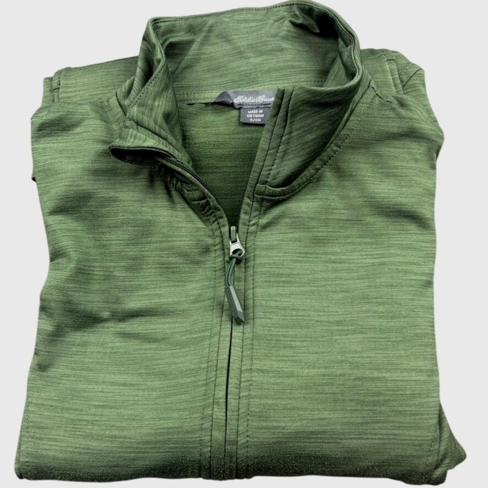 Eddie Bauer Womens Sm Dark Heather Green Base Layer Pullover Performance Hiking